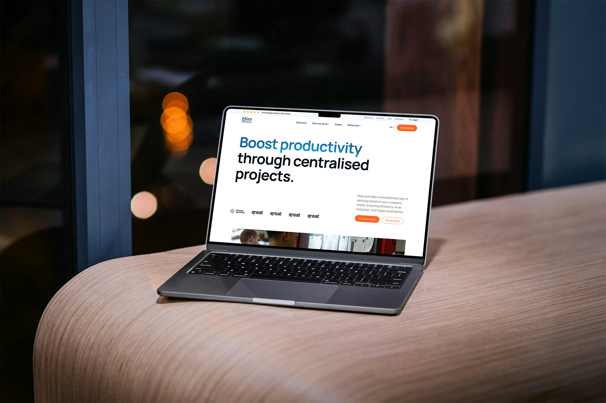 Website van Mien Platform
